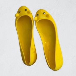 Marc by Marc Jacobs yellow mouse jelly flats | 11